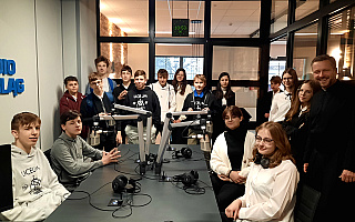 Młodzież od Świętego Mikołaja odwiedziła nasze radiowe studio w Elblągu